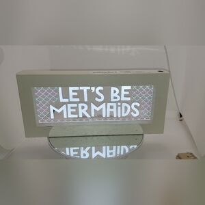 Light Up Let's Be Mermaids LED Light Box SOLD OUT ALL Target Stores!! Pillowfort